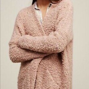 Free People blush cardigan